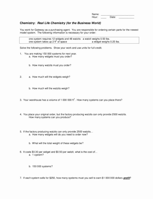 The Chemistry Of Life Worksheet Luxury Collection Of World Chemistry Worksheets Bluegreenish