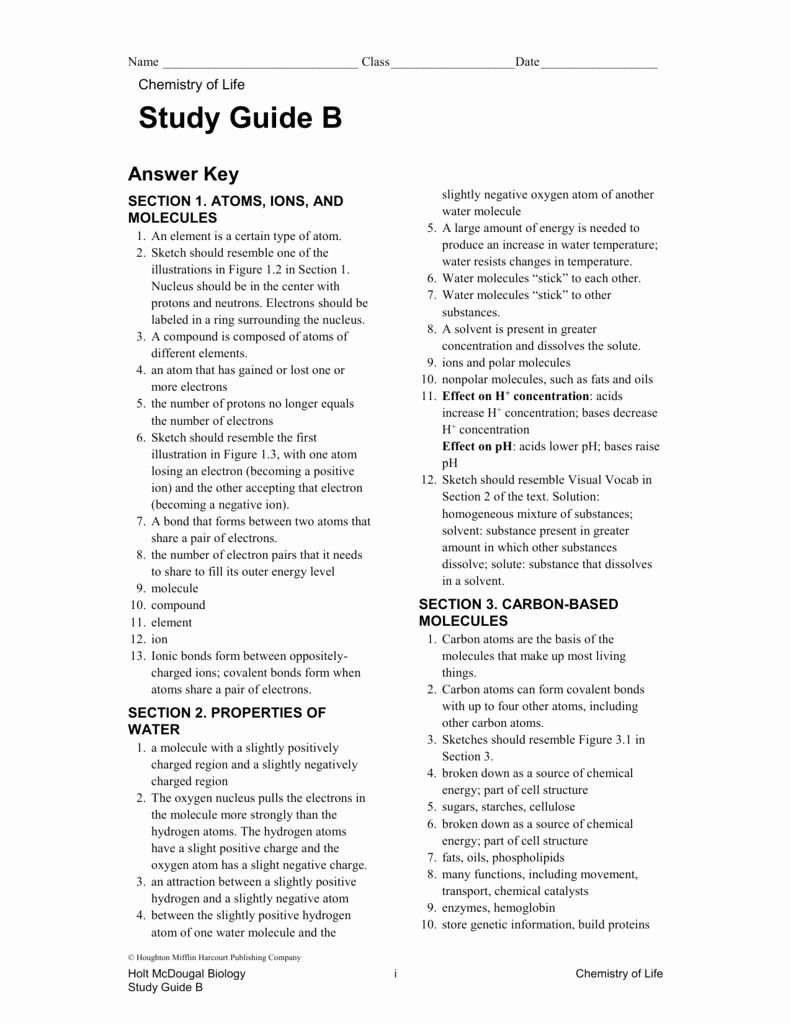 The Chemistry Of Life Worksheet Unique the Chemistry Life Worksheet the Best Worksheets Image