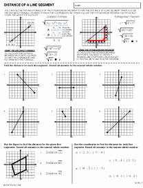 The Distance formula Worksheet Best Of Geometry Worksheets and Help Pages by Math Crush