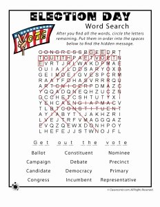 The Electoral Process Worksheet Answers Awesome Election Worksheets for Kids