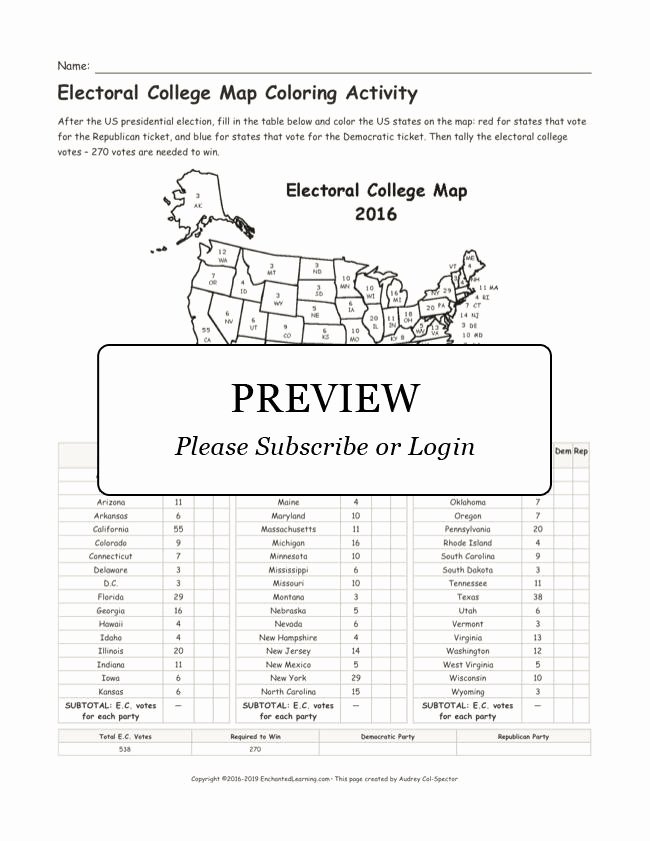 50 The Electoral Process Worksheet Answers