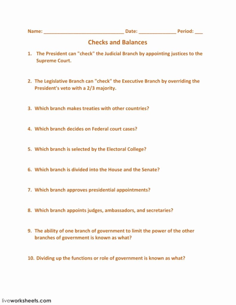 The Executive Branch Worksheet Fresh the Executive Branch Worksheet Math Worksheets