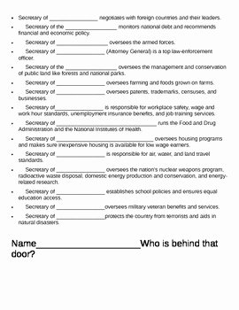 The Executive Branch Worksheet Lovely Presidential Cabinet Worksheet Executive Branch by Amy