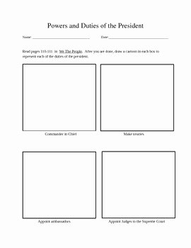The Executive Branch Worksheet Luxury Executive Branch Worksheet Drawing Cartoons by Sarah