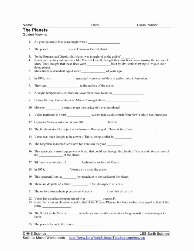 The Martian Movie Worksheet Inspirational the Martian Worksheet the Best Worksheets Image Collection