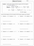 The Midpoint formula Worksheet Elegant Midpoint formula Worksheets