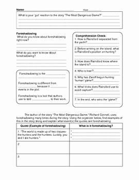 The Most Dangerous Game Worksheet Awesome 284 Best Book Projects Activities Images On Pinterest