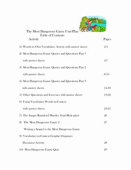 The Most Dangerous Game Worksheet Inspirational the Most Dangerous Game and Sniper Short Story Bundle by