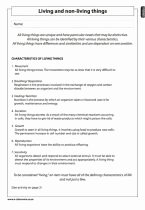 The Nature Of Science Worksheet Unique Living and Non Living Things 1 Natural Science