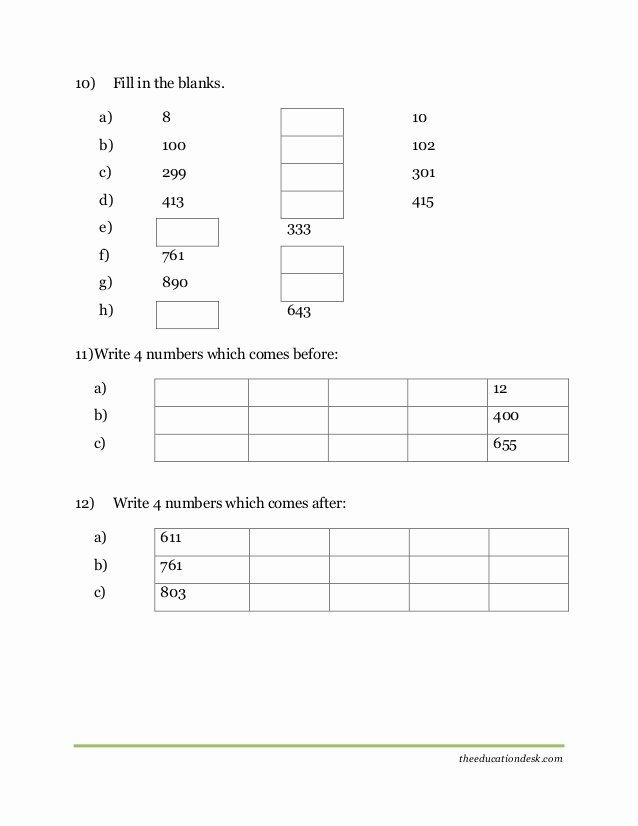 The Number System Worksheet Inspirational Maths Number System Worksheet Cbse Grade Ii