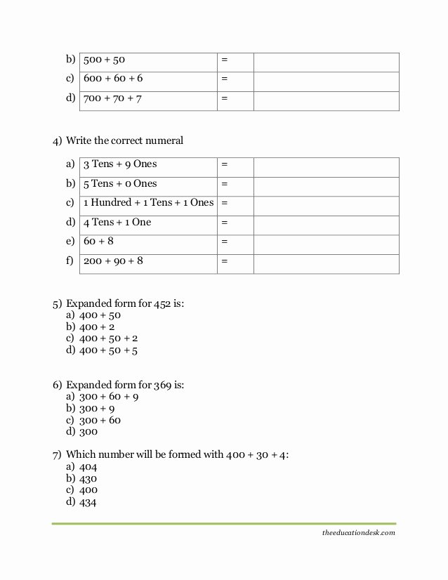 The Number System Worksheet Inspirational Maths Number System Worksheet Cbse Grade Ii