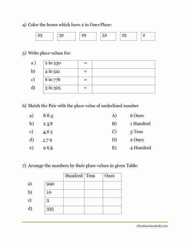 The Number System Worksheet Unique Maths Number System Worksheet Cbse Grade Ii