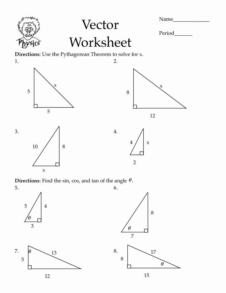 The Pythagorean theorem Worksheet Fresh Pythagorean theorem Worksheets