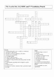 The Scarlet Ibis Worksheet Answers New English Worksheets the Scarlet Ibis Vocabulary Crossword