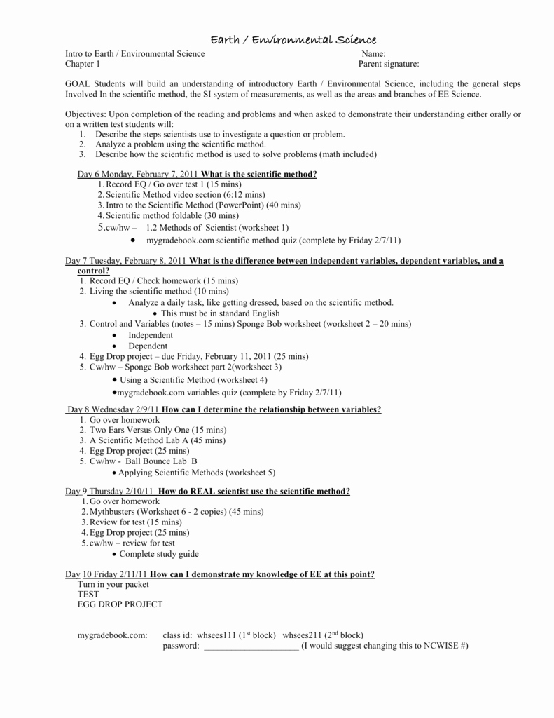 50 The Scientific Method Worksheet