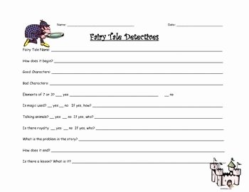 The Story Of Stuff Worksheet Luxury Fairy Tale Elements Fables &amp; Folk Tales