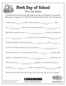 The Story Of Stuff Worksheet Unique Finish the Story Kids Back to School