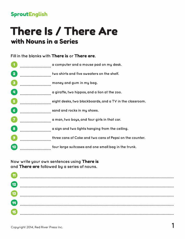 There is there are Worksheet Best Of Worksheets there is there are – Show and Text