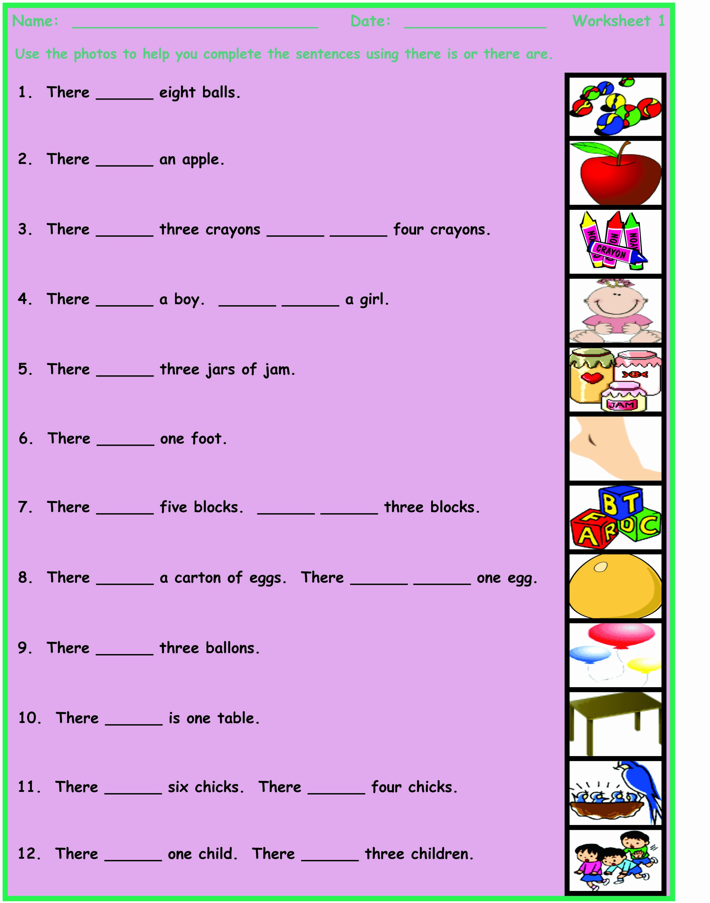 50 There Is There Are Worksheet
