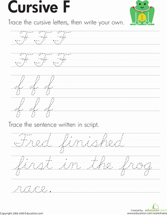 Third Grade Writing Worksheet Fresh Cursive for 3rd Grade Education Handwriting