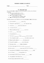 To too Two Worksheet Beautiful to too and Two Esl Worksheet by Flutter by