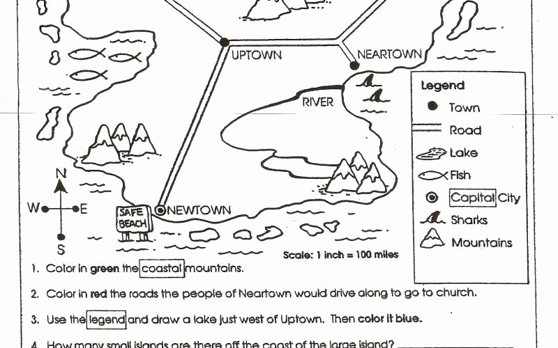 Topographic Map Reading Worksheet Answers Inspirational Red River Contours Worksheets Answers