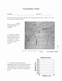Topographic Map Reading Worksheet Answers Unique Studylib Essys Homework Help Flashcards Research
