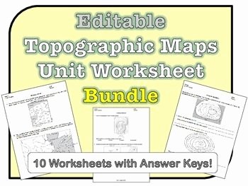 Topographic Map Worksheet Answer Key Inspirational 1000 Images About Earth Science Regents Resources On