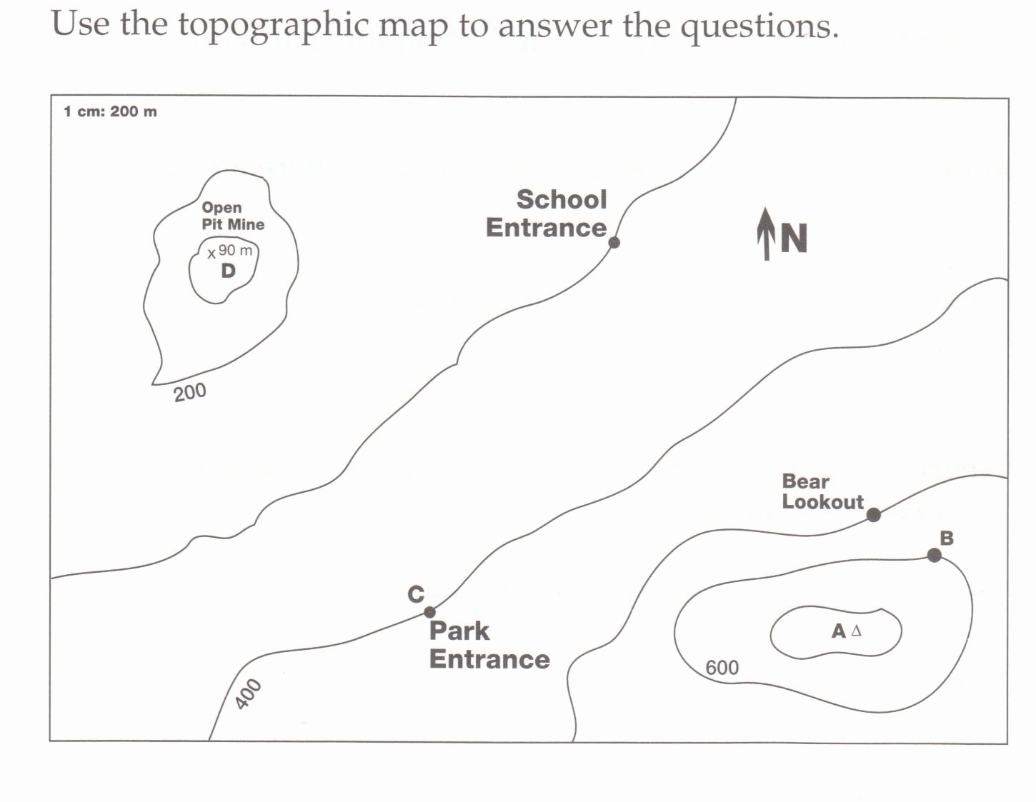 Topographic Map Worksheet Answer Key Lovely Post Test Landforms Proprofs Quiz