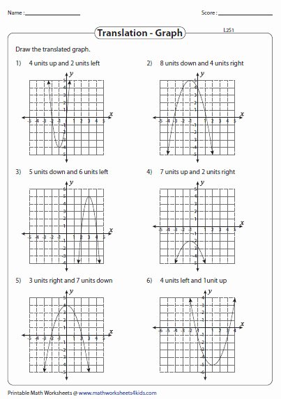 Transformations Of Functions Worksheet Answers Awesome Function Transformations Worksheet