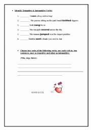 Transitive and Intransitive Verbs Worksheet Lovely Best 20 Intransitive Verb Ideas On Pinterest