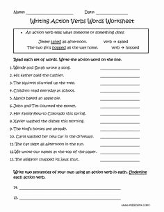 Transitive and Intransitive Verbs Worksheet New Transitive or Intransitive Action Verbs Worksheet