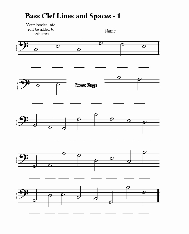 Treble Clef Note Worksheet Fresh Worksheets for Sightreading Music Matters Blog