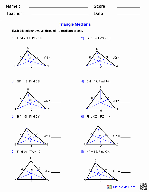 Triangle Angle Sum Worksheet Answers Unique Geometry Worksheets