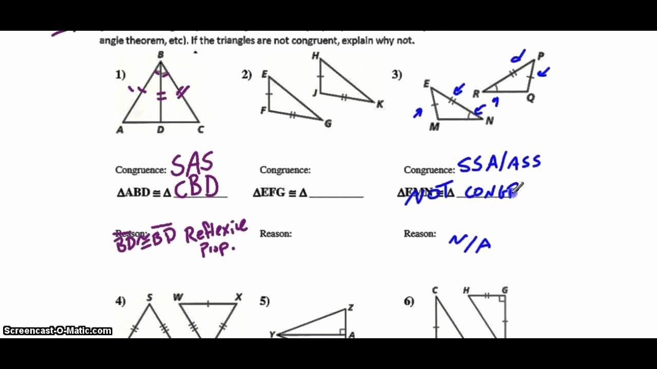 Triangle Congruence Practice Worksheet Elegant Triangle Congruence Tier 2 Triangle Congruence Worksheet