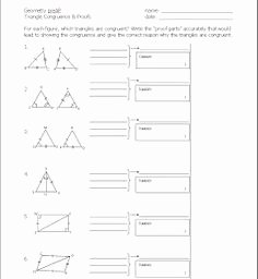 Triangle Congruence Practice Worksheet Fresh 1000 Images About Geometry Congruent Triangles On
