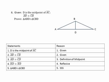 Triangle Congruence Proof Worksheet New Congruent Triangle Proofs by Volunteacher
