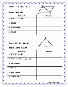 Triangle Congruence Proofs Worksheet Fresh Congruent Triangles Proving Triangles Congruent Missing