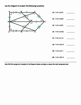 Triangle Congruence Worksheet Answer Key Inspirational Triangle Congruence Worksheet Practice Problems by Dr