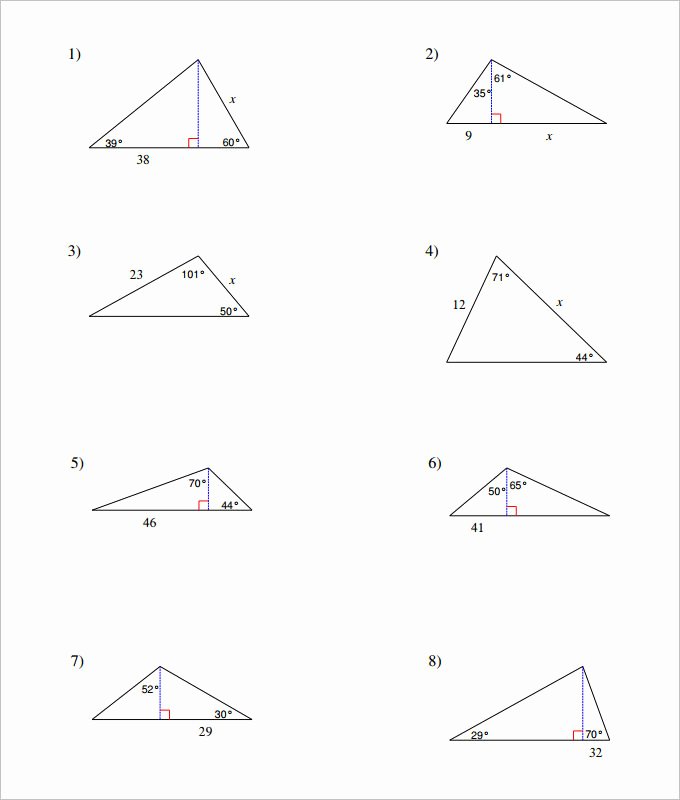 Triangle Inequality theorem Worksheet Luxury 16 Sample High School Geometry Worksheet Templates