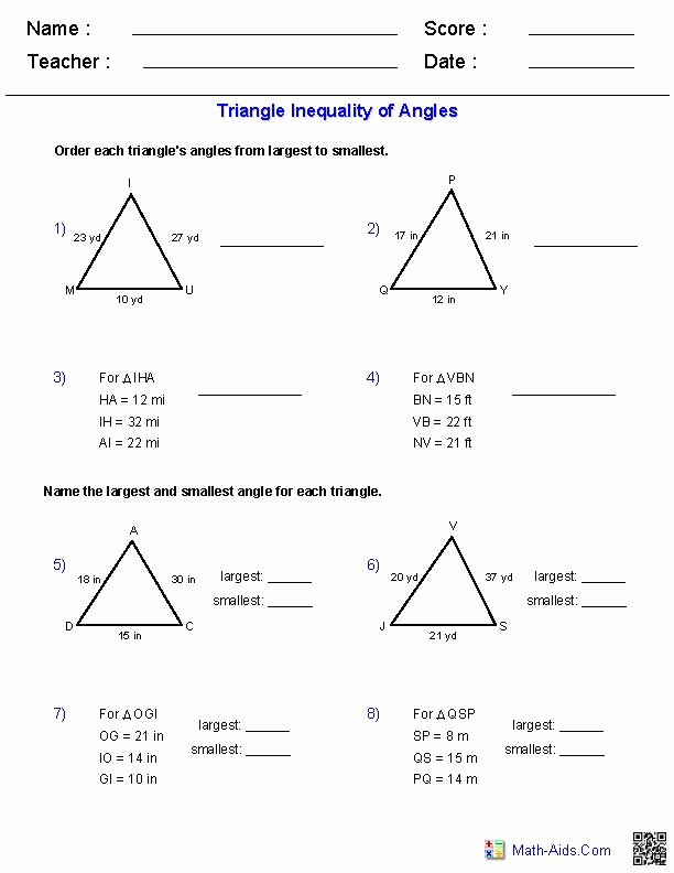 Triangle Interior Angles Worksheet Answers Awesome 11 Best Images About Projects to Try On Pinterest
