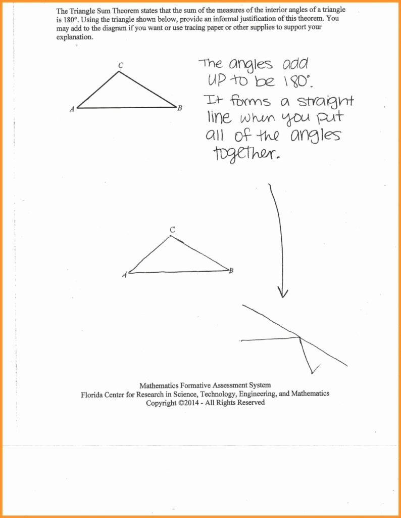 Triangle Interior Angles Worksheet Answers Awesome Simple Triangle Interior Angle Worksheet Answers