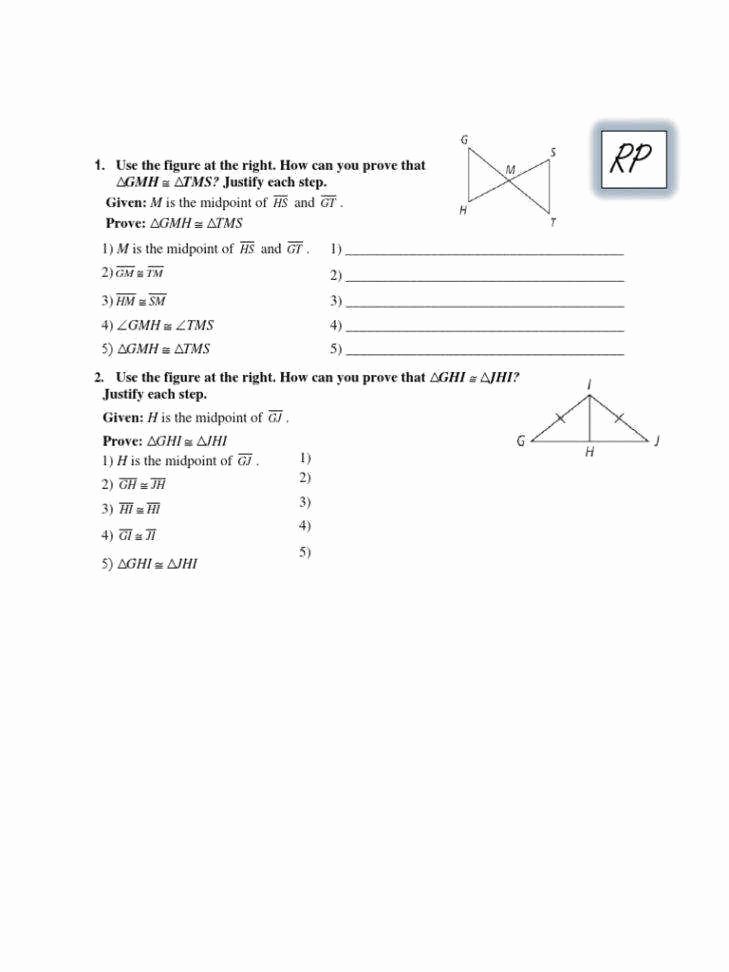 Triangle Proofs Worksheet Answers New Triangle Proofs Worksheet