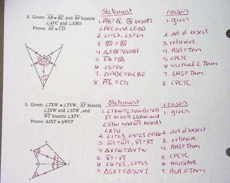 Triangle Proofs Worksheet Answers Unique Triangle Congruence Proofs Worksheet