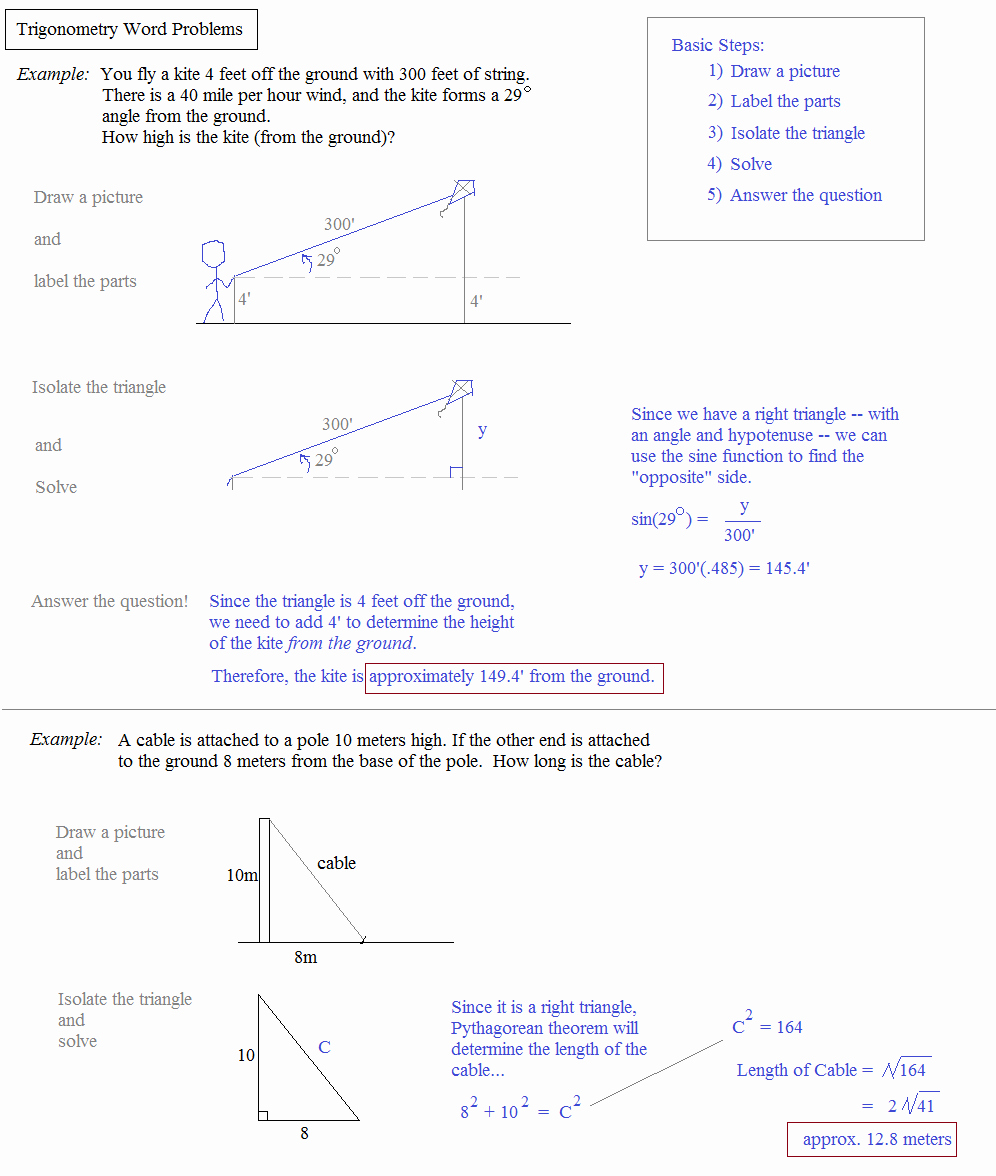 Trig Word Problems Worksheet Answers Unique Law Sines and Cosines Worksheet Word Problems