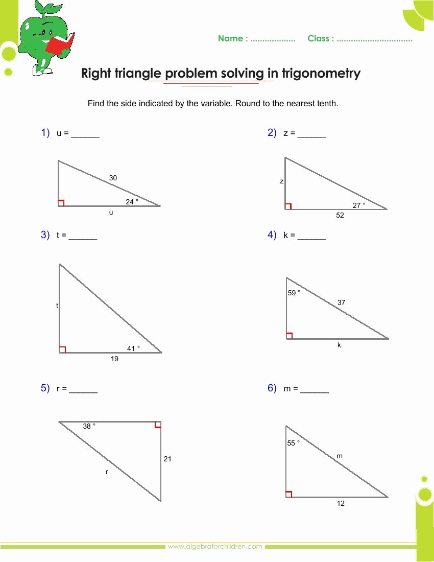 Trigonometry Word Problems Worksheet Answers New Basics Trigonometry Problems and Answers Pdf for Grade 10