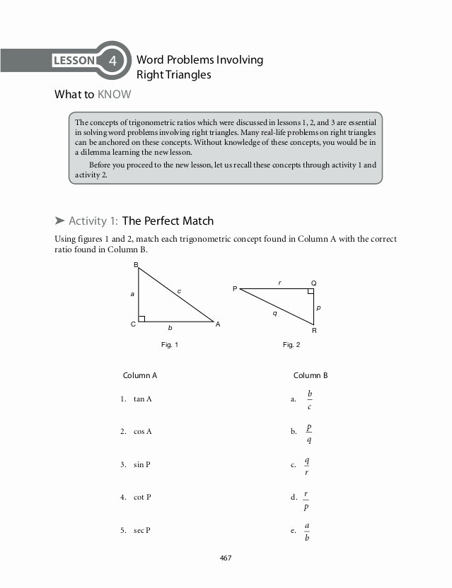 Trigonometry Word Problems Worksheet Inspirational How to solve Trig Word Problems Trig Word Problems 1