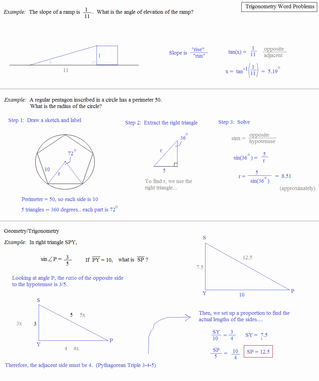 Trigonometry Word Problems Worksheet Luxury Math Plane Trigonometry Word Problems