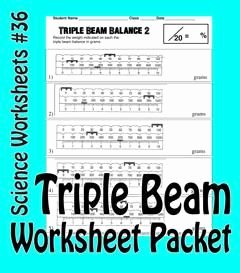 Triple Beam Balance Worksheet Lovely Science Basics Reading A Triple Beam Balance Worksheet
