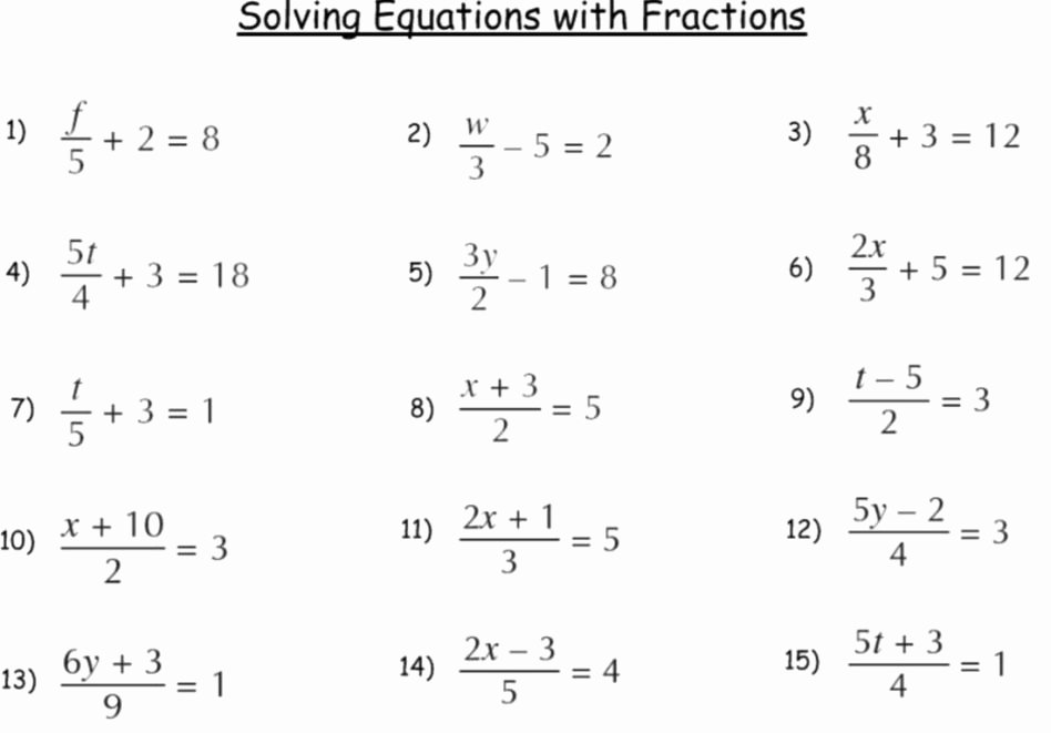 Two Step Equations Worksheet Answers Unique solving Two Step Equations Worksheet Answer Key